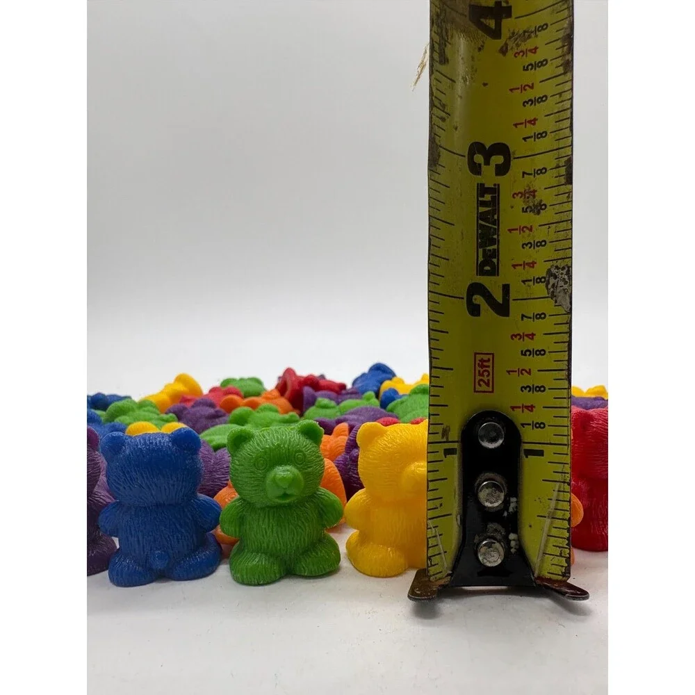 Teddy Bear Bears Animals Counting Colors Set of Red Blue Yellow Green Orange